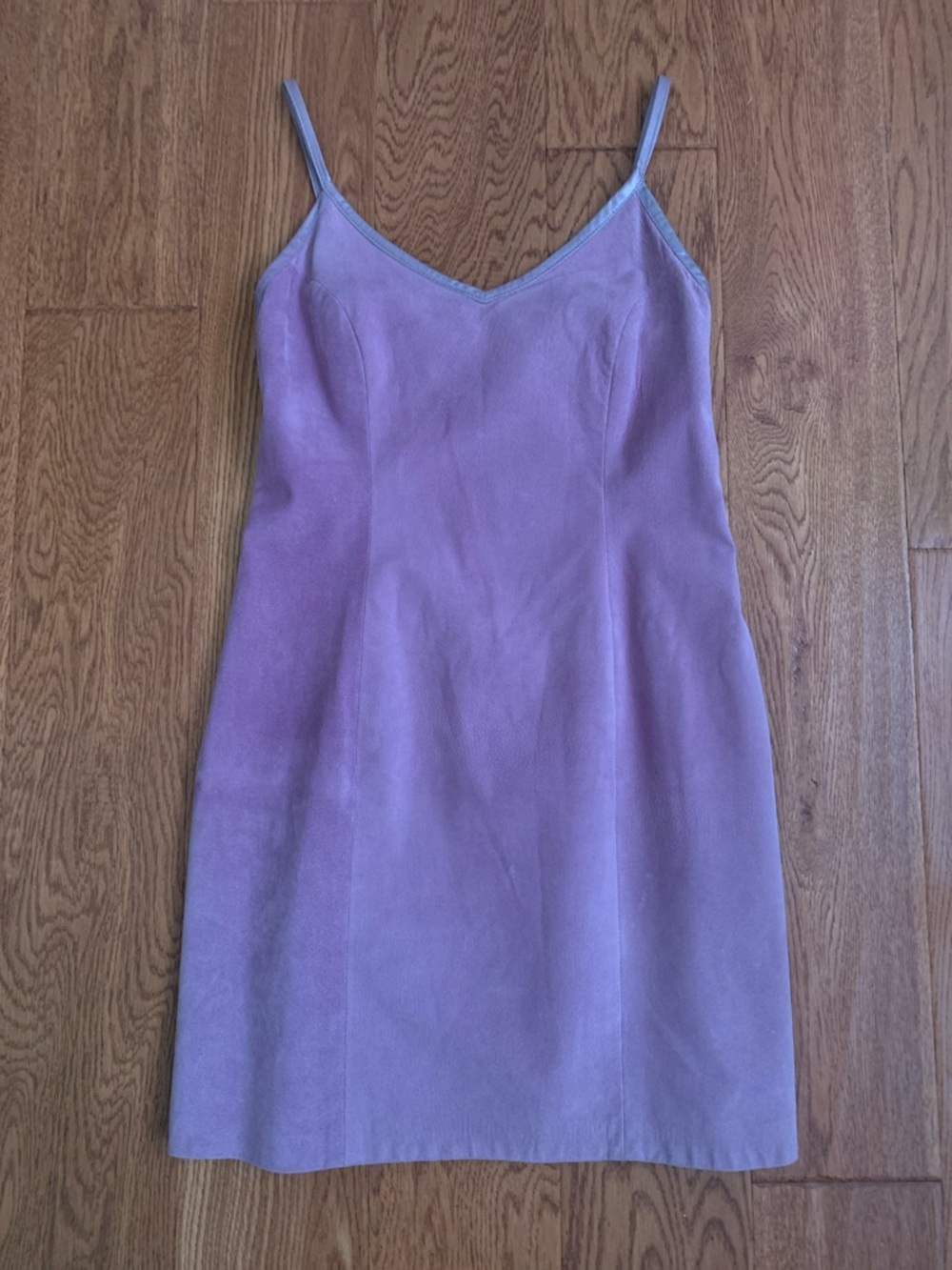 Danier Canada Lilac Leather Dress